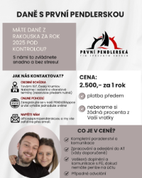 ‼️ PRVNÍ PENDLERSKÁ: MÁTE DANĚ Z RAKOUSKA ZA ROK 2025 POD KONTROLOU? ‼️